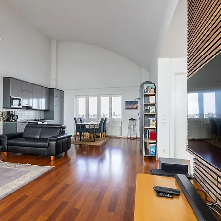 شقة Exklusives Penthouse Am Suedstrand Mit Dachterrasse & Meerblick Wohnung 37 فيلهلمسهافن