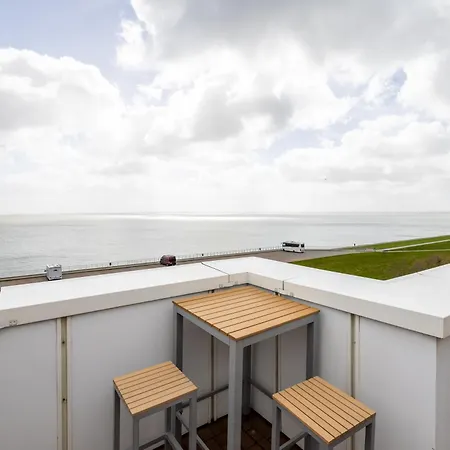 Exklusives Penthouse Am Suedstrand Mit Dachterrasse & Meerblick 37 Вильгельмсхафен